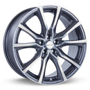 18x8 RTX Contour Gunmetal Machined 5x114.3 ET42 wheel/rim-1