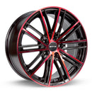 17x7.5 RTX Strobe 5 Black Machined Red 5x114.3 ET45 wheel/rim-1