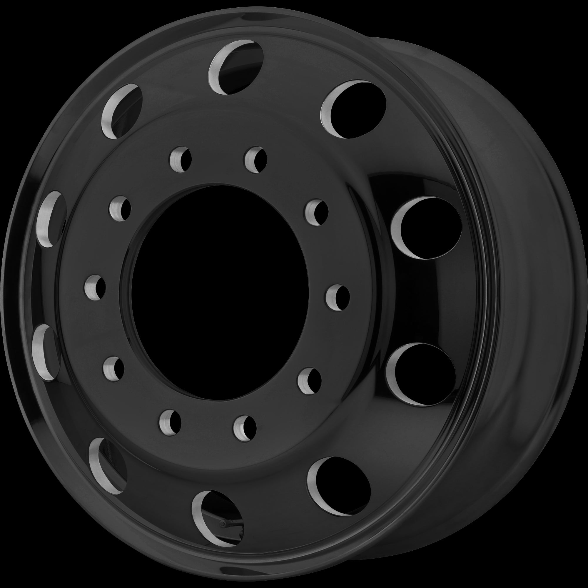 24.5X8.25 American Racing ATX BAJA LITE S-BLKOUT 10X285.75 ET144 wheel