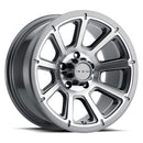 17x6.5 Vision 353 Turbine Gunmetal Machined 5x114.3 5x4.5 ET0 Wheel Rim-2