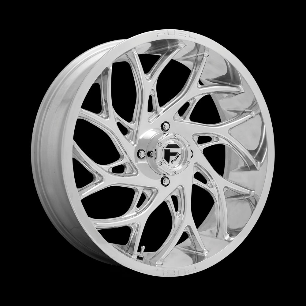 22X7 Fuel UTV D204 Runner Polished 4X156 ET13 wheel/rim - 0