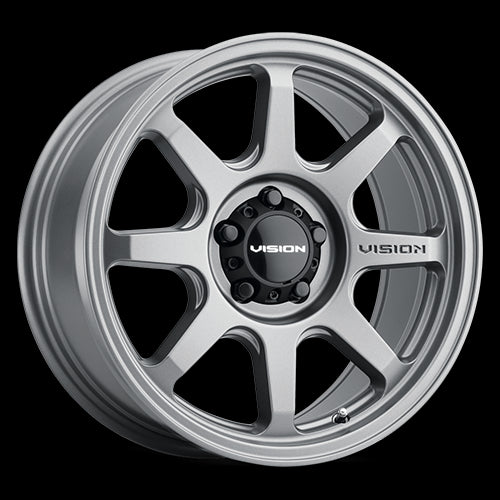 16x8 Vision 351 Flow Satin Grey 5x139.7 5x5.5 ET0 Wheel Rim