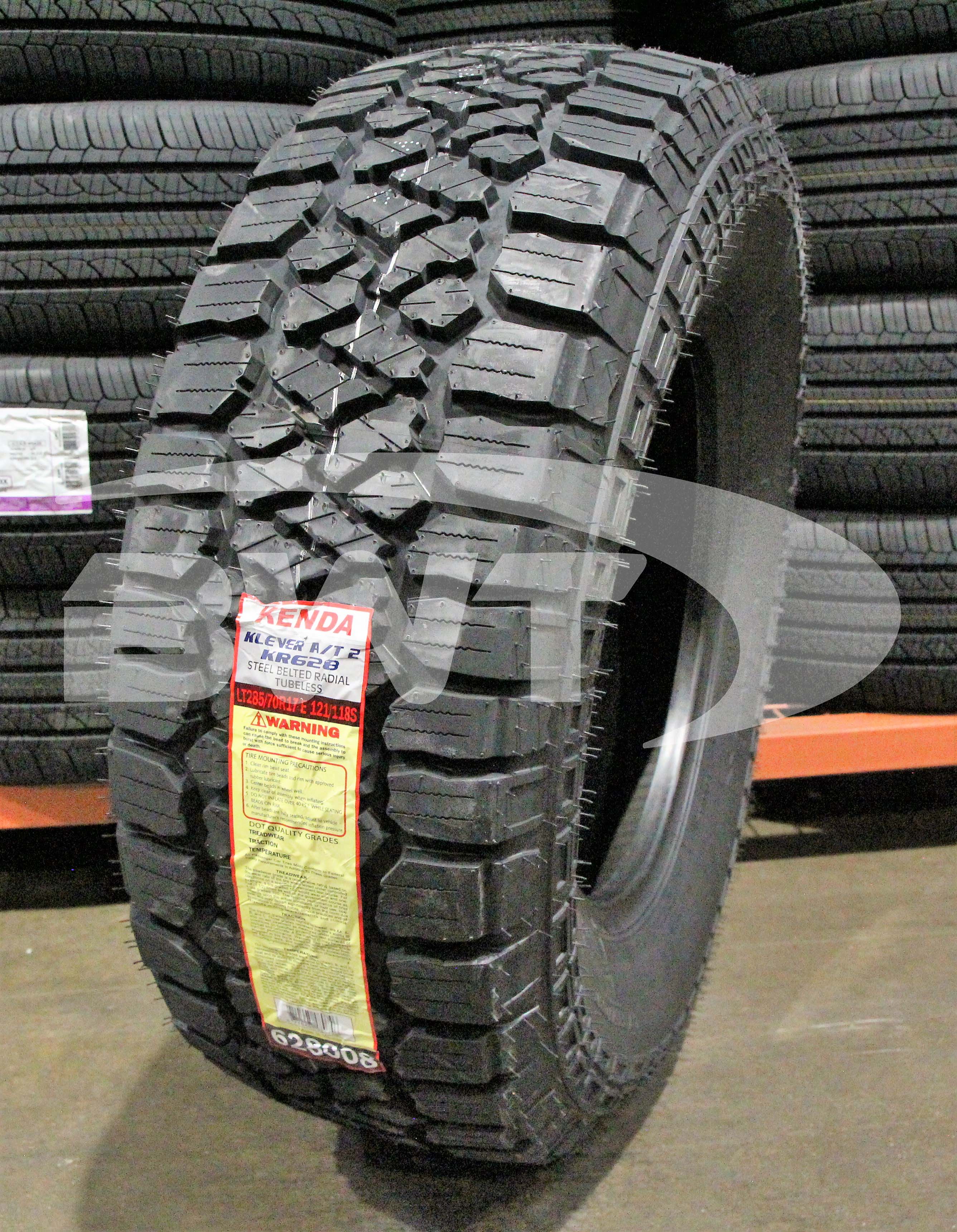 Kenda Klever A/T 2 Tire(s) 285/70R17 121S LRE RBL 2857017