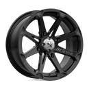 15X7 MSA OFFROAD Diesel Black Wheel/Rim 4X156 ET10 4-156 15-7 M12-05756-1