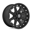 17x9 KMC XD Addict Black Wheel/Rim 5x127 5-127 5x5 17-9 ET-12-1