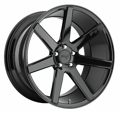 9.5x19 Niche Wheels M168 Verona Gloss Black Wheel 5x114.3 ET35 CB72.56