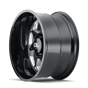 22X12 Cali Off-Road Sevenfold Black-Gloss Wheel/Rim 8x165.1 ET-51