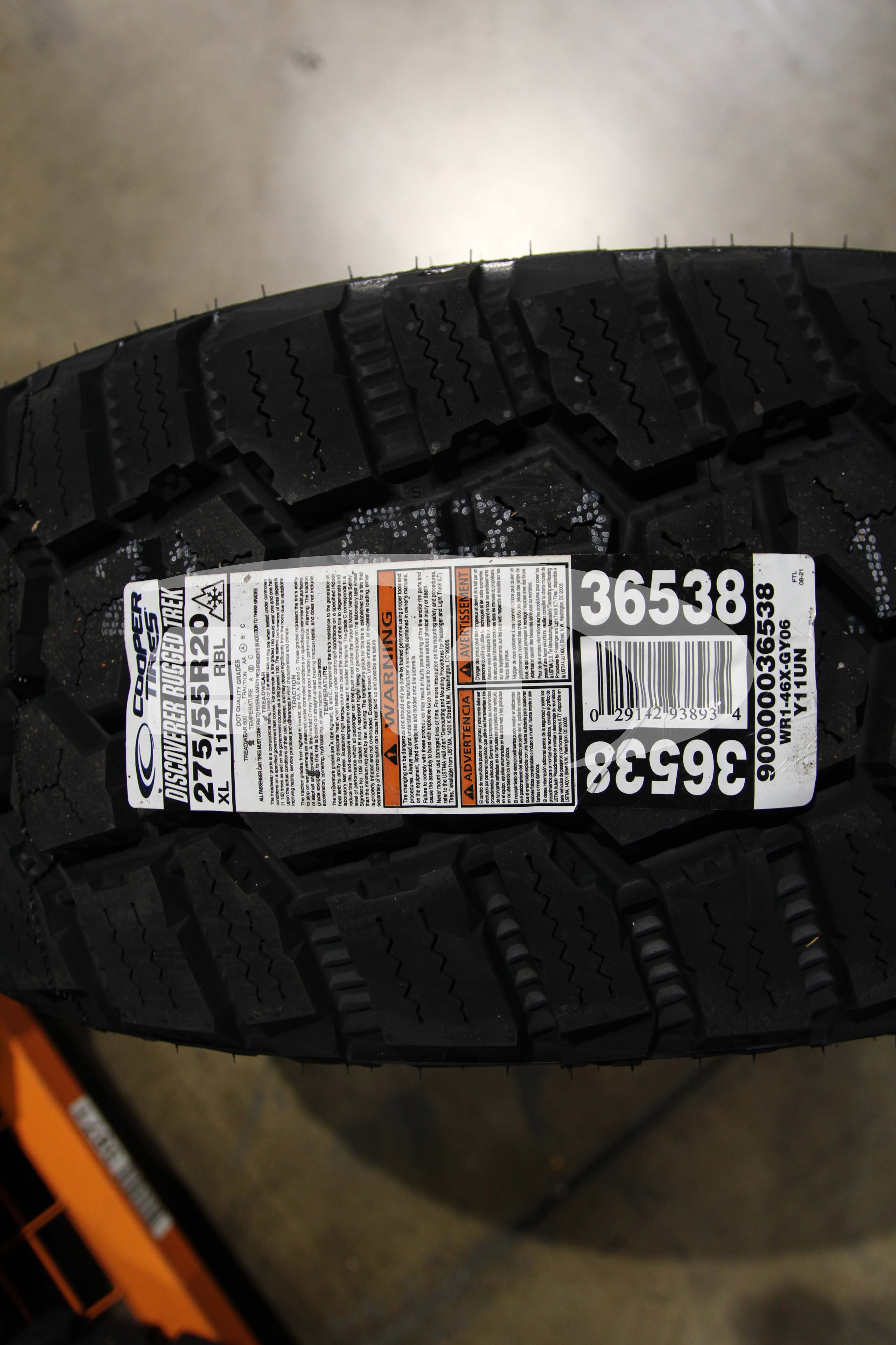 Cooper Discoverer Rugged Trek Tire(s) 275/55R20 117T XL BSW 2755520