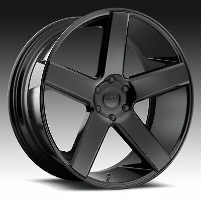 22x9.5 DUB Baller Gloss Black Wheel/Rim 5x127 5-127 22-9.5