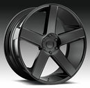 22x9.5 DUB Baller Gloss Black Wheel/Rim 5x127 5-127 22-9.5-4