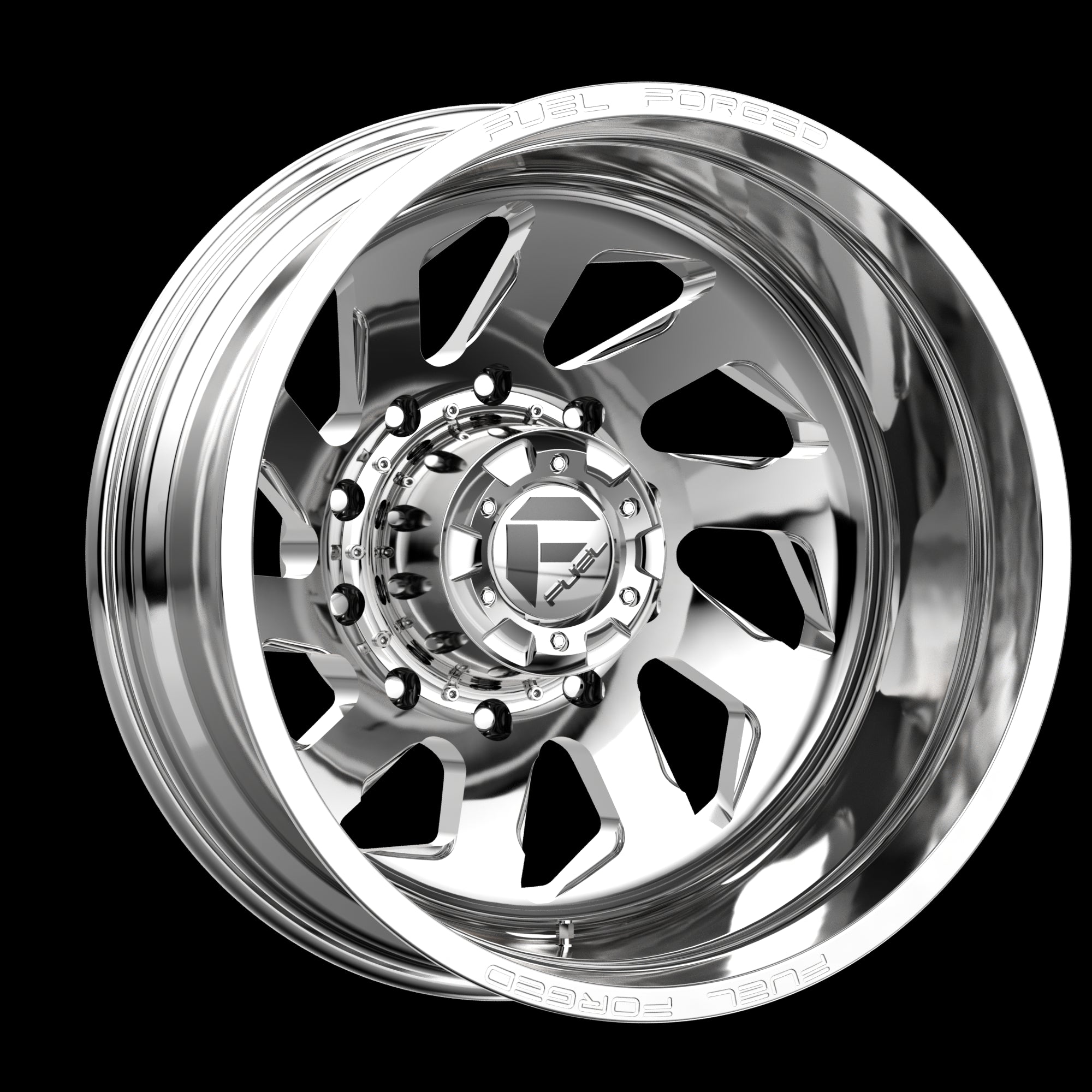 22X8.25 Fuel MONO DD39 FF39D Polished 10X225 ET-202 wheel/rim