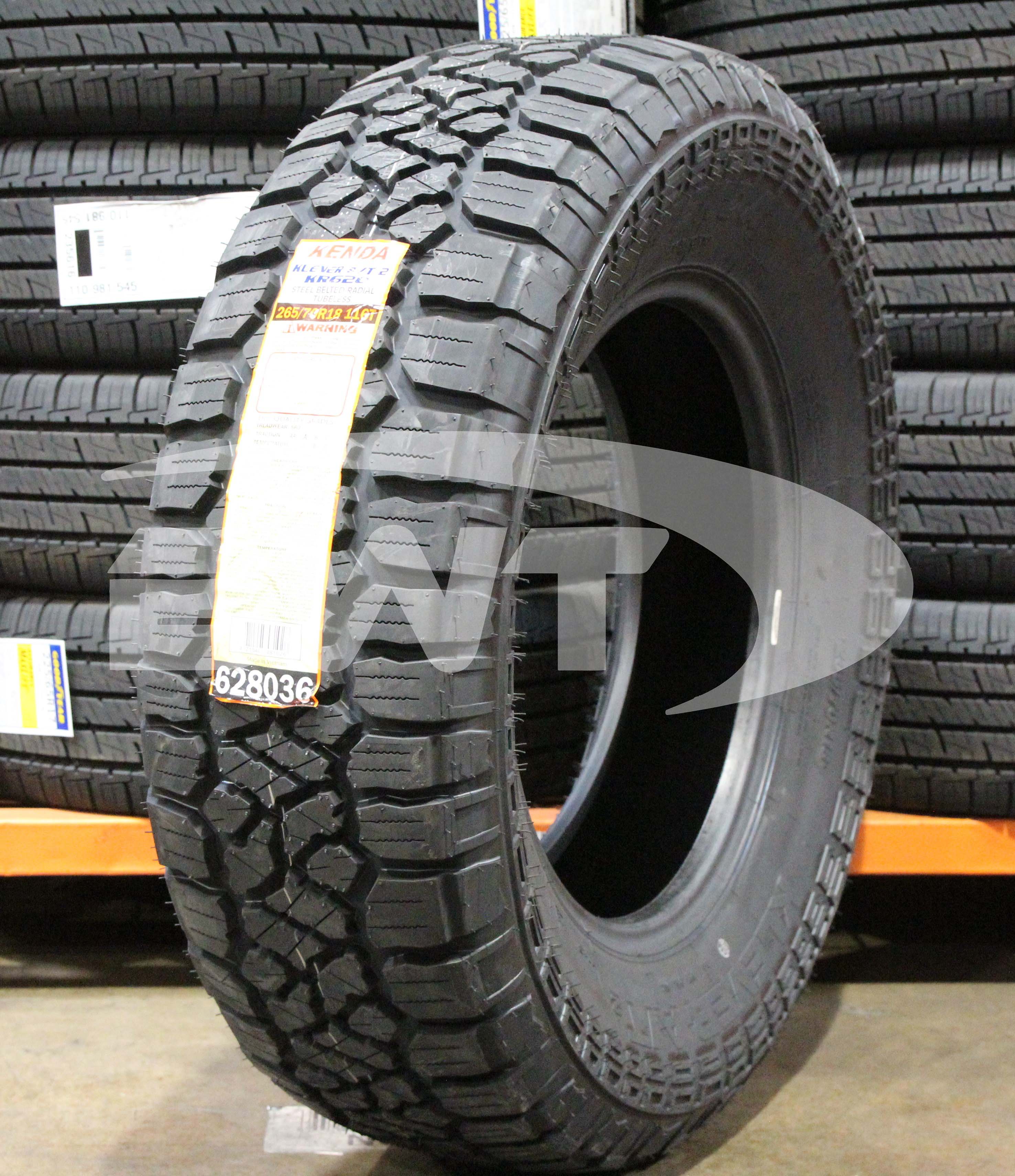 Kenda Klever A/T 2 Tire(s) 265/70R18 116T SL RBL 2657018