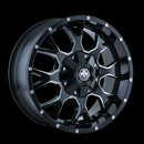 17X7.5 Mayhem Warrior Black-Milled Wheel/Rim 5x110 ET30 8015-7760M30-2