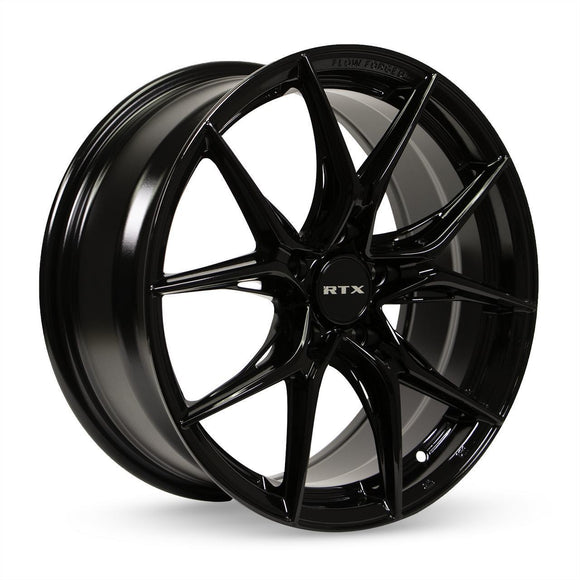 18x8.5 RTX Slick Gloss Black 5x114.3 ET38 wheel/rim