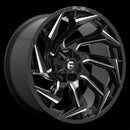 18X9 Fuel D753 REACTION Gloss Black Milled 5X114.3/5X127 ET1 wheel/rim-3