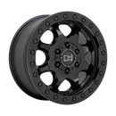 17X8 Black Rhino VENTURE Beadlock Matte Black 6X130 ET38 wheel/rim-2