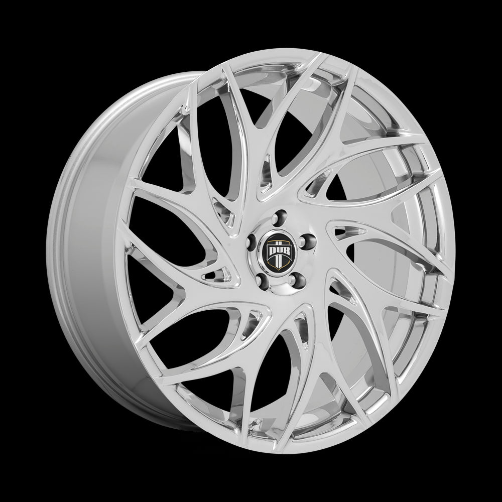 24X10 DUB S258 G.O.A.T. Chrome 5X115 ET15 wheel/rim