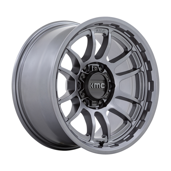 17X8.5 KMC KM727 WRATH Matte Anthracite 6X139.7 ET-10 wheel/rim