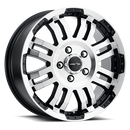 16x6.5 Vision 375 Warrior Gloss Black Machined Face 5x130 ET45 Wheel Rim-1