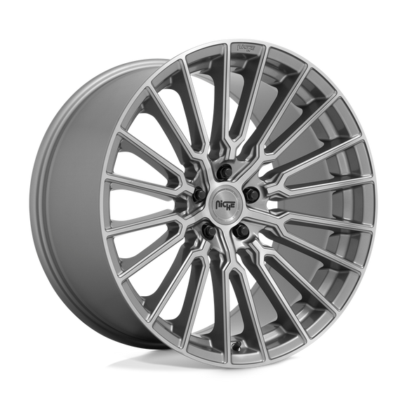20X10.5 Niche M251 PREMIO Platinum Brushed 5X112 ET40 wheel/rim