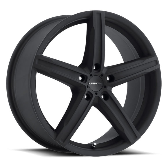 15x6.5 Vision 469 Boost Satin Black 5x114.3 5x4.5 ET38 Wheel Rim