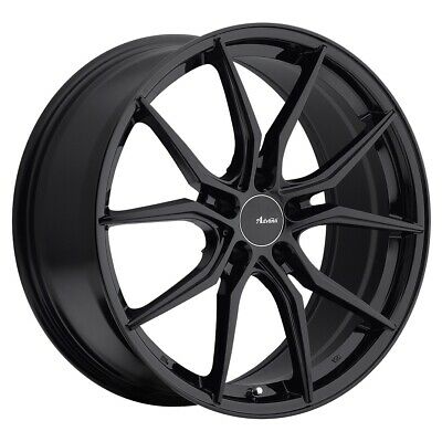 17x7.5 Advanti Racing Hybris Gloss Black 5x114.3 5x4.5 ET45 Wheel Rim - 0