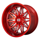 22X12 XD XD859 GUNNER Candy Red Milled 6X135/6X139.7 ET-44 wheel/rim-3