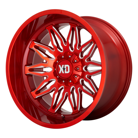 22X12 XD XD859 GUNNER Candy Red Milled 6X135/6X139.7 ET-44 wheel/rim