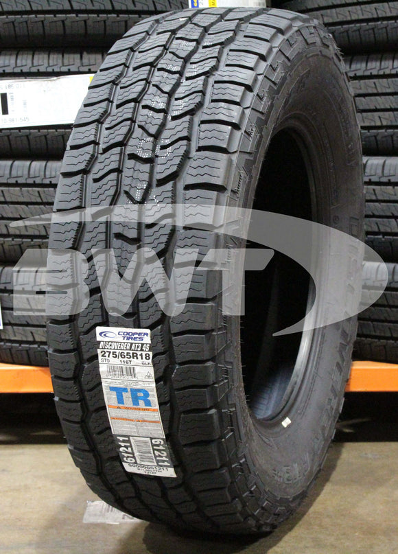 275/65R18 Cooper Discoverer AT3 4S 116T BSW SL 275 65 18 2756518