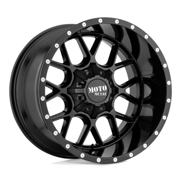 20X9 Moto Metal MO986 SIEGE Gloss Black 6X135/6X139.7 ET0 wheel/rim