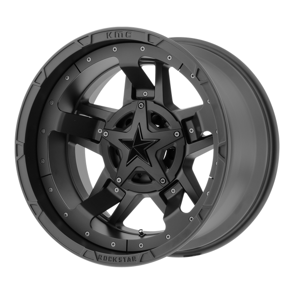 17X8 KMC XD RS3 Matte Black Wheel/Rim 6x135 17-8 6-135 ET20