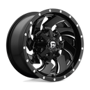 17X9 Fuel D574 Cleaver Gloss Black Milled 5X114.3/5X127 ET-12 wheel/rim-1