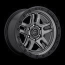 17X9 Fuel D701 AMMO Matte Gun Metal Black Bead Ring 6X139.7 ET1 wheel/rim-1