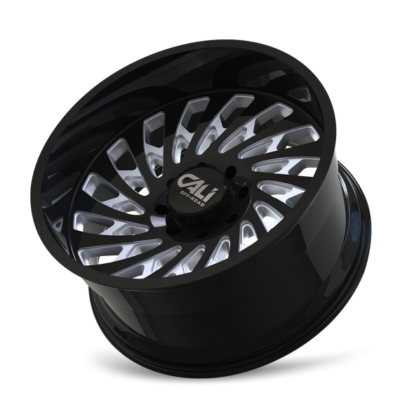 20x12 Cali Off-Road Switchback Black-Gloss Wheel/Rim 5x127 9108-2273BM