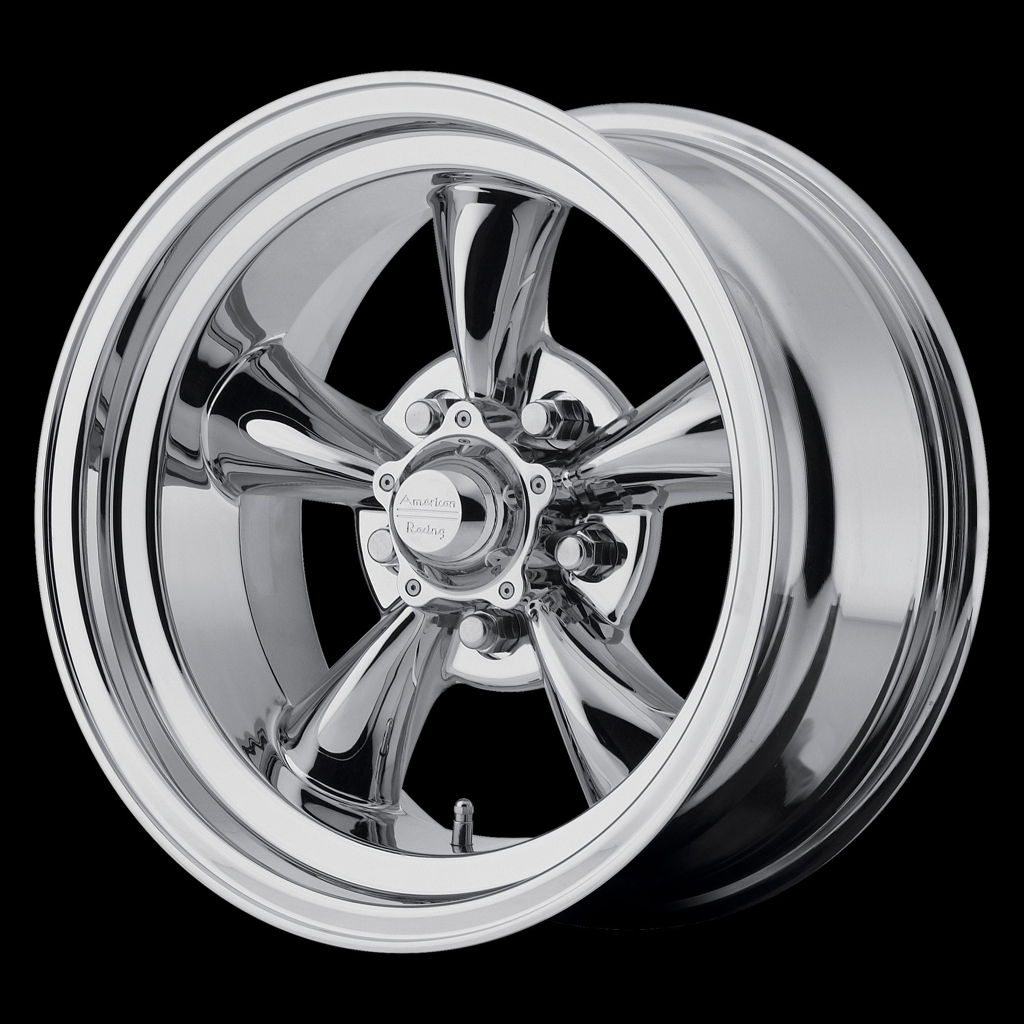 15x6 American Racing Torq Thrust D Chrome Wheel/Rim 5x114.3 15-6 5-114.3