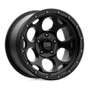 17X9 KMC KM541 DIRTY HARRY Textured Black 5X127 ET-12 wheel/rim-3