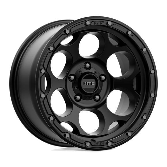 17X9 KMC KM541 DIRTY HARRY Textured Black 5X127 ET-12 wheel/rim
