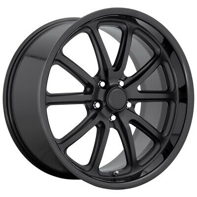 20X8.5 US Mag Rambler Gloss Black Matte Black 5x120 U123208521+32