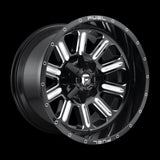 18X9 Fuel D620 Hardline Gloss Black Milled 6X135/6X139.7 ET2 wheel/rim