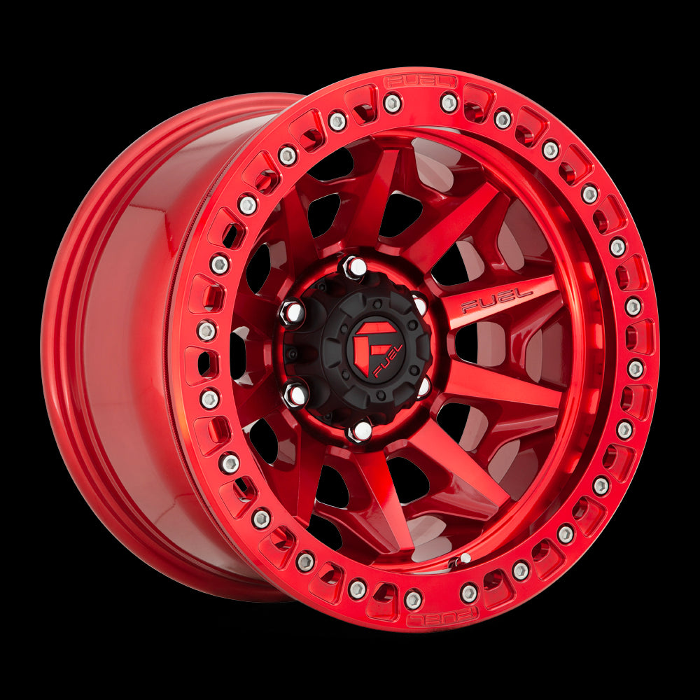 17X9 Fuel D113 Covert Beadlock Candy Red 6X139.7 ET-15 wheel/rim - 0