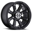 12x8 Vision 393 Lockout Matte Black 4x156 ET-10.2 Wheel Rim-1