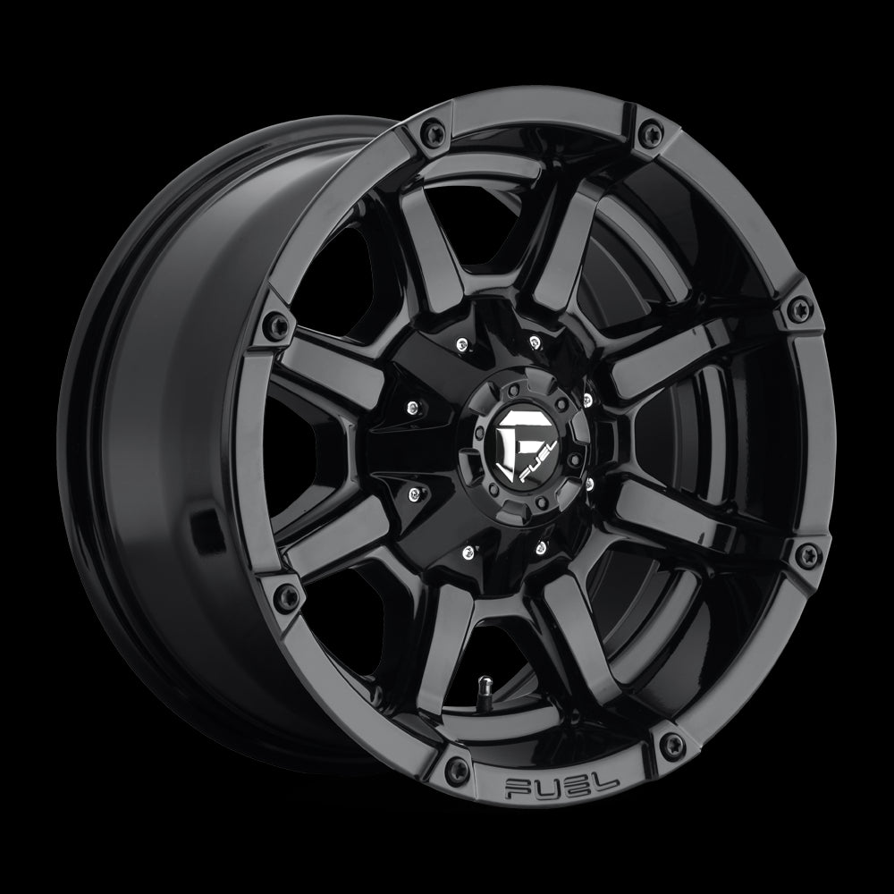 17X9 Fuel D575 Coupler Gloss Black 6X135/6X139.7 ET-12 wheel/rim - 0