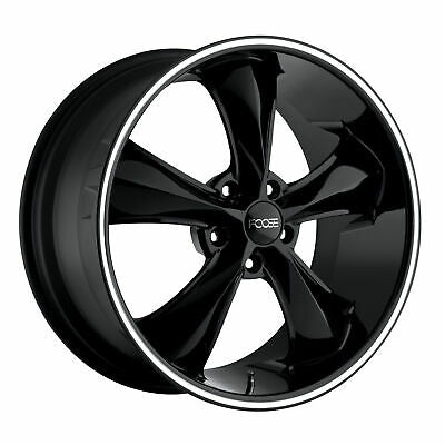 18X8 Foose F104 LEGEND Gloss Black Milled 5X120.65 ET1 wheel/rim