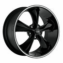 18X8 Foose F104 LEGEND Gloss Black Milled 5X120.65 ET1 wheel/rim-3