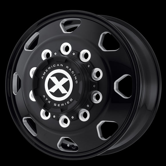 24.5X8.25 American Racing ATX AO401 OCTANE S-BLK MILL 10X285.75 ET144 wheel