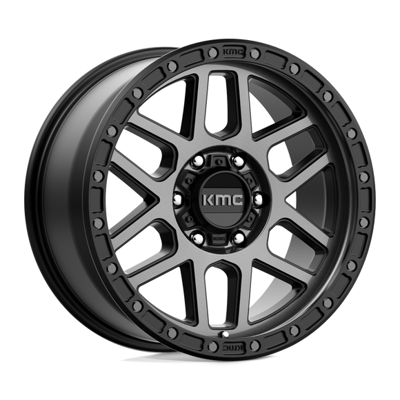 18X9 KMC KM544 MESA Satin Black With Gray Tint 6X139.7 ET18 wheel/rim