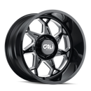 22X12 Cali Off-Road Sevenfold Black-Gloss Wheel/Rim 8x165.1 ET-51-3