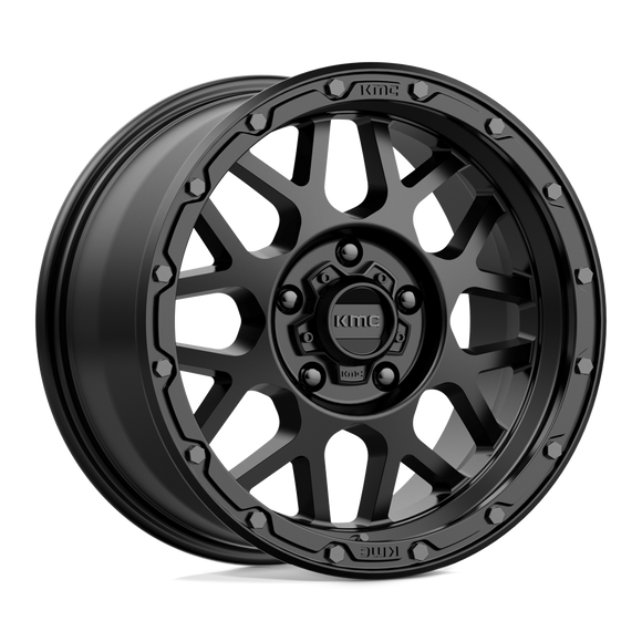 17X9 KMC KM535 Grenade OFF-ROAD Matte Black 5X127 ET18 wheel/rim
