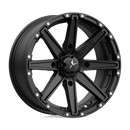 16X7 MSA Offroad Wheels Clutch Satin Black Wheel/Rim 4x137 ET10-1