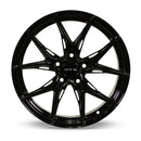 16x7 RTX Slick Gloss Black 5x114.3 ET40 wheel/rim-2